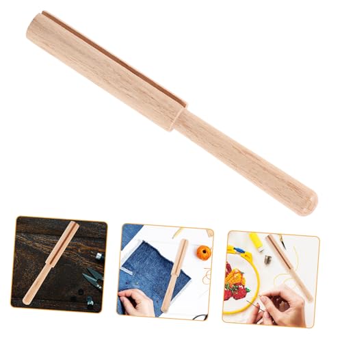 HOMSFOU Garnschneider-stabwerkzeug Stickerei Nähen Wolle Basteln Häkeln Stich Cutter Teppich Quilten Handarbeit Stricken Garnschneidewerkzeug Aus Holz Khaki Hölzern HOMSFOU Garnschneider-stabwerkzeug Stickerei Nähen Wolle Basteln Häkeln Stich Cutter Teppich Quilten Handarbeit Stricken Garnschneidewerkzeug Aus Holz Khaki Hölzern von HOMSFOU
