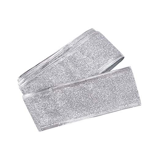 HOMSFOU Glitzerband Weihnachtsdekoration Dekoratives Schleifenband für Hochzeit und DIY Projekte Hochwertiges Flockstoff und Glitzerpulver für Festliche Anlässe HOMSFOU Glitzerband Weihnachtsdekoration Dekoratives Schleifenband für Hochzeit und DIY Projekte Hochwertiges Flockstoff und Glitzerpulver für Festliche Anlässe von HOMSFOU