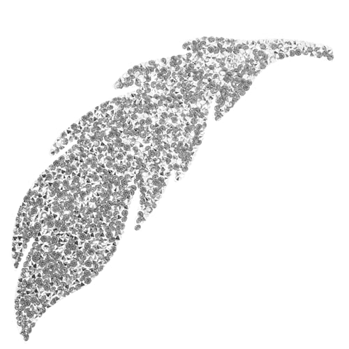 HOMSFOU Heiße Diamanten und Strassmusteraufkleber sticken verlassen genäht Hallo Edelsteine Strass-Patches- Kleiderflicken Strass-Applikation zum Selbermachen Verzierungen Harz Silber HOMSFOU Heiße Diamanten und Strassmusteraufkleber sticken verlassen genäht Hallo Edelsteine Strass-Patches- Kleiderflicken Strass-Applikation zum Selbermachen Verzierungen Harz Silber von HOMSFOU