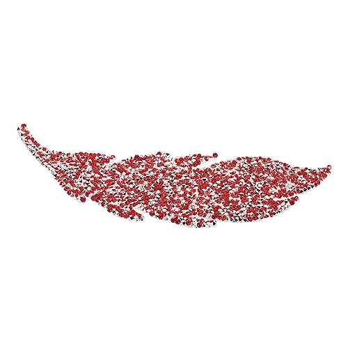 HOMSFOU Heißer Diamant -Strass -Patch für Strasssteine Patch Blätter Form Kleidung Reiz applizierte Dekoration Strass-Design-Applikation Aufnäher mit Blatt-Strasssteinen Aufkleber rot HOMSFOU Heißer Diamant -Strass -Patch für Strasssteine Patch Blätter Form Kleidung Reiz applizierte Dekoration Strass-Design-Applikation Aufnäher mit Blatt-Strasssteinen Aufkleber rot von HOMSFOU