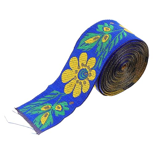 HOMSFOU Jacquard Gurtband Blumen Satinband Ethnischer Stoffbesatz Zubehör Für Breite Bänder Blumenmuster Nähen Gewebtes Band Basteln Besticktes Leichtes Band Stickerei HOMSFOU Jacquard Gurtband Blumen Satinband Ethnischer Stoffbesatz Zubehör Für Breite Bänder Blumenmuster Nähen Gewebtes Band Basteln Besticktes Leichtes Band Stickerei von HOMSFOU