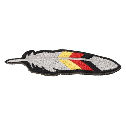 HOMSFOU Kleideraufnäher Deutschland Flagge Kompakter Haken und Schlaufenpatch Multifunktionaler für Kleidung Rucksäcke und Accessoires Langlebig HOMSFOU Kleideraufnäher Deutschland Flagge Kompakter Haken und Schlaufenpatch Multifunktionaler für Kleidung Rucksäcke und Accessoires Langlebig von HOMSFOU