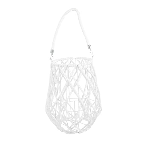 HOMSFOU Laterne Teelichthalter Geflochtenem Material Elegante Dekoration für Wohnzimmer Restaurant Garten Schlafzimmer Vintage Design für Stimmungsvolle HOMSFOU Laterne Teelichthalter Geflochtenem Material Elegante Dekoration für Wohnzimmer Restaurant Garten Schlafzimmer Vintage Design für Stimmungsvolle von HOMSFOU