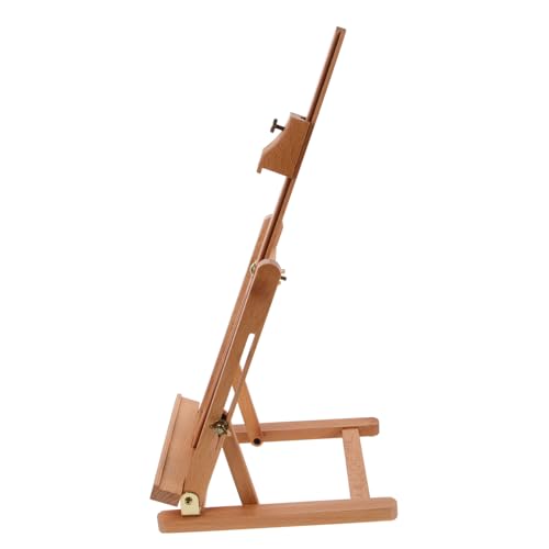HOMSFOU Massive Holzstockung Kunst Staffelei steht malen einstellbar Stehen Ausstellungsständer für Künstler Malerei Ausstellungsregal Boden Staffelei Metall Khaki HOMSFOU Massive Holzstockung Kunst Staffelei steht malen einstellbar Stehen Ausstellungsständer für Künstler Malerei Ausstellungsregal Boden Staffelei Metall Khaki von HOMSFOU
