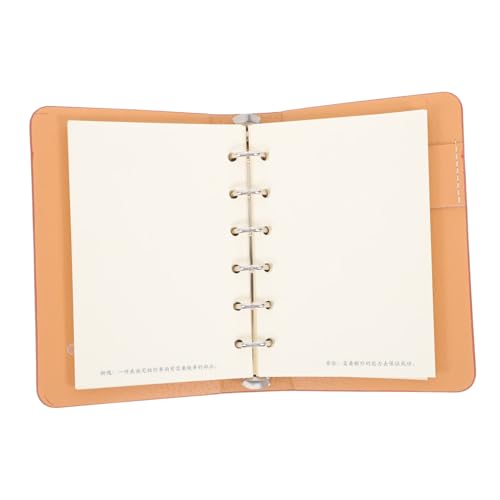 HOMSFOU PU Leder Notizbuch Mini Pocket Planner Nachfüllbares Lose Office Studenten Notizheft Tragbarer Zeitplaner mit Glattem Schreibpapier Braun HOMSFOU PU Leder Notizbuch Mini Pocket Planner Nachfüllbares Lose Office Studenten Notizheft Tragbarer Zeitplaner mit Glattem Schreibpapier Braun von HOMSFOU