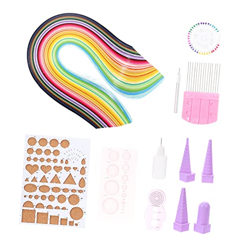 HOMSFOU Paper Quilling Diy Werkzeug Set Farben Papierstreifen Bastelset für Handgemachte Dekorationen Scrapbook Verzierung Anfänger Geeignet HOMSFOU Paper Quilling Diy Werkzeug Set Farben Papierstreifen Bastelset für Handgemachte Dekorationen Scrapbook Verzierung Anfänger Geeignet von HOMSFOU