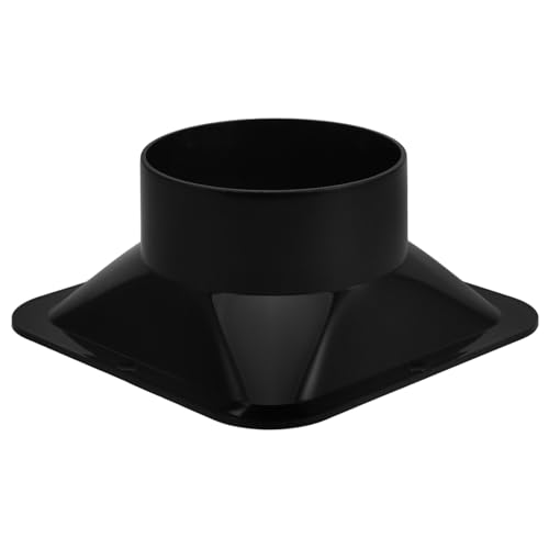 HOMSFOU Plastikluftauslassverbindungen quadratischer Adapter HVAC-Rohrleitung Wandplattenadapter für Trocknerentlüftung Kanalflansch Entlüftungsschlauchanschluss Abs Black HOMSFOU Plastikluftauslassverbindungen quadratischer Adapter HVAC-Rohrleitung Wandplattenadapter für Trocknerentlüftung Kanalflansch Entlüftungsschlauchanschluss Abs Black von HOMSFOU