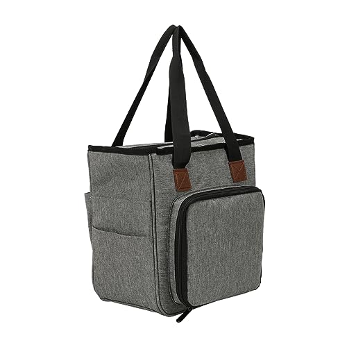HOMSFOU Stricktasche Multifunktionale Schultertasche für Garn und Strickzubehör Großer Stofforganisator mit Mehreren Fächern für Stricken und Häkeln HOMSFOU Stricktasche Multifunktionale Schultertasche für Garn und Strickzubehör Großer Stofforganisator mit Mehreren Fächern für Stricken und Häkeln von HOMSFOU