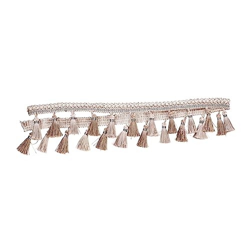 HOMSFOU Vorhang Spitzenfransen Stoff Band Für Haare Quasten Nähen Kanten Creme Stickerei Vorhänge Verzierungen Nähdekoration Spitzenband Farbig Rüsche Blau Trimmt Wellig Beige Polyester HOMSFOU Vorhang Spitzenfransen Stoff Band Für Haare Quasten Nähen Kanten Creme Stickerei Vorhänge Verzierungen Nähdekoration Spitzenband Farbig Rüsche Blau Trimmt Wellig Beige Polyester von HOMSFOU