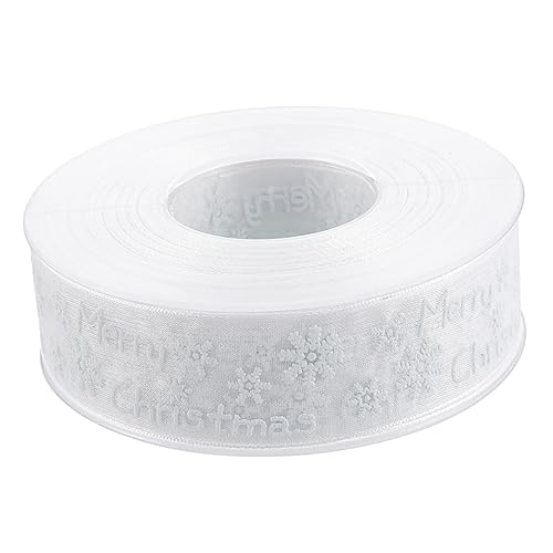 HOMSFOU Weihnachtsband Weißes Geschenkverpackungsband für Festliche Dekoration für und DIY Bastelprojekte HOMSFOU Weihnachtsband Weißes Geschenkverpackungsband für Festliche Dekoration für und DIY Bastelprojekte von HOMSFOU
