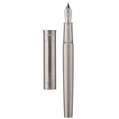 Hongdian T1 Titan-Füllfederhalter, Iridium-Füllfederhalter, feine weiche Feder, chinesischer Knoten, Schnitzerei, mit Konverter und Metalletui-Set Hongdian T1 Titan-Füllfederhalter, Iridium-Füllfederhalter, feine weiche Feder, chinesischer Knoten, Schnitzerei, mit Konverter und Metalletui-Set von HONG DIAN