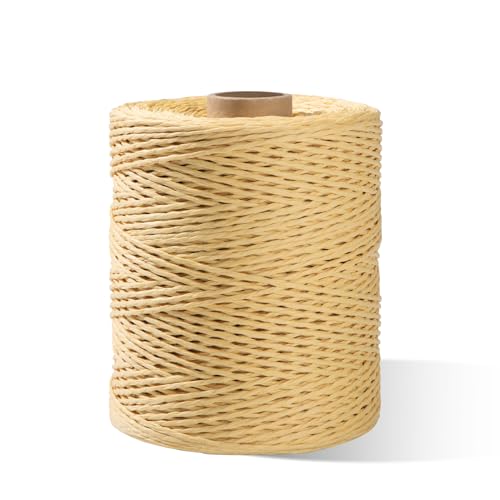 Bast Raffia Band Naturbast Papierband Craft Ribbon Bindebast für Festival Geschenkverpackung DIY Handwerk Weberei und Gärtnern 300m von HONGXIN-SHOP