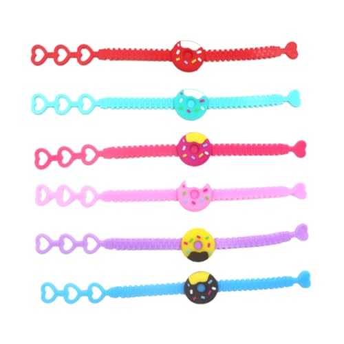 HONITANO 12 Stück Teiliges PVC Donuts Handgelenkbänder für Kreatives für Geburtstagsfeiern und Partys Lustige Mitgebsel für Jungen und Farblich Gemischt Zufällige Farbe HONITANO 12 Stück Teiliges PVC Donuts Handgelenkbänder für Kreatives für Geburtstagsfeiern und Partys Lustige Mitgebsel für Jungen und Farblich Gemischt Zufällige Farbe von HONITANO