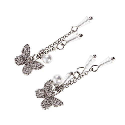 HONITANO 2Stücke Nageldekor Charms für DIY Nail Art Zubehör für Maniküre für Natürliche und Künstliche Nägel Silberfarben HONITANO 2Stücke Nageldekor Charms für DIY Nail Art Zubehör für Maniküre für Natürliche und Künstliche Nägel Silberfarben von HONITANO