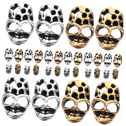 HONITANO 40Stücke Gothic Nagelanhänger Vintage Maniküre Dekoration für DIY Nageldesign Skelett Nail Charms für Halloween und Nail Art Vielseitig Einsetzbar für Verschiedene HONITANO 40Stücke Gothic Nagelanhänger Vintage Maniküre Dekoration für DIY Nageldesign Skelett Nail Charms für Halloween und Nail Art Vielseitig Einsetzbar für Verschiedene von HONITANO