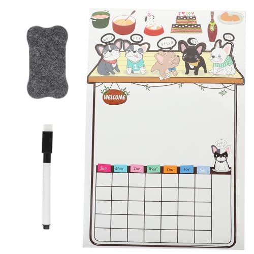 HONMEET 1 Satz Notizblock magnetische Menütafel Magnettafel Notiztafel kühlschrank kalender kühlschrank magnete aufkleber Notizen zur Erinnerung Löschbare Schreibtafel Magnet aus Gummi von HONMEET