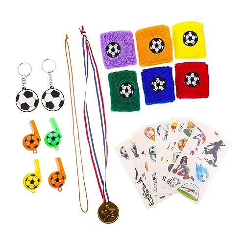 HONMEET 1 Satz Requisiten für Fußballpartys DIY-Fußballaufkleber Füller für Fußball-Partytüten football sticker fußball aufkleber Spielzeug Fußball fröhliche Gefälligkeiten von HONMEET