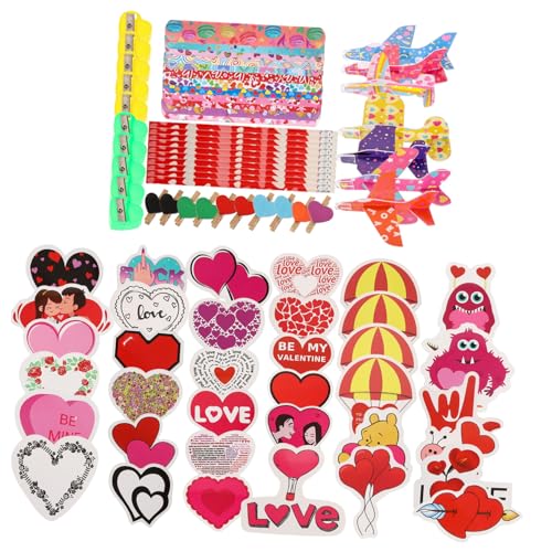 HONMEET 1 Set Valentinstag Schreibwaren Kinder Party Favors Klassenzimmer Spielzeug Spielzeug Kinder von HONMEET