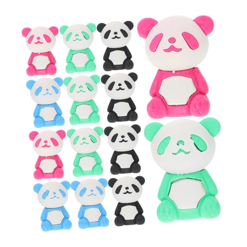 HONMEET 16er Set Cartoon Radiergummis Lustige Panda Radierer Für Bunte Eraser Stationery Für Kindergarten Perfekt Als Mitgebsel Oder Zum Kindergeburtstag von HONMEET