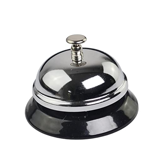 HONMEET 1pc Creative Hands Pressing Creative Service Bell Restaurant Anrufglocken Empfang Kundenglocke (silber) von HONMEET