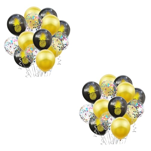 HONMEET 30 Stk Hawaiianische Partyballons Paillettenballons Ballons Bedrucken von HONMEET