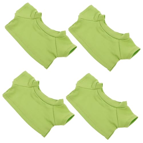 HONMEET 4pcs Bär T-Shirt Für 23cm Bär Kleidung Stofftier Kleidung Hemd Grundlegende Stoffbären Puppen Hemd von HONMEET