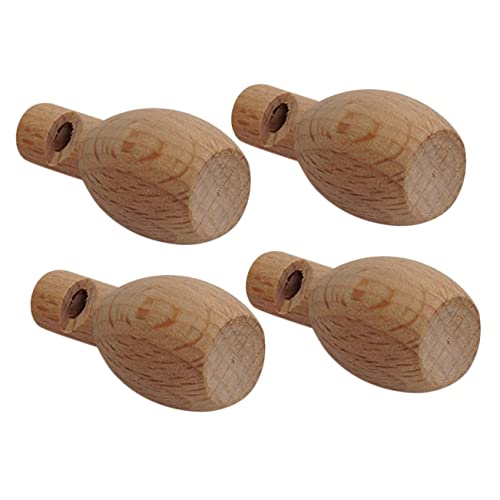 HONMEET 4pcs Unfertigte Hölzerne Spielzeug Pfeift Holz DIY Whistle Plaything Party Gefälligkeiten Für Kinder von HONMEET