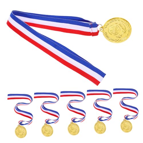 HONMEET 6 Stück Medaillen Zum Aufhängen Spielzeuge Wettbewerbsmedaillen Wettbewerbsbelohnungsmedaillen Schulsportmedaillen Ermutigungsmedaillen Kreative Medaillen Schulmedaillen von HONMEET