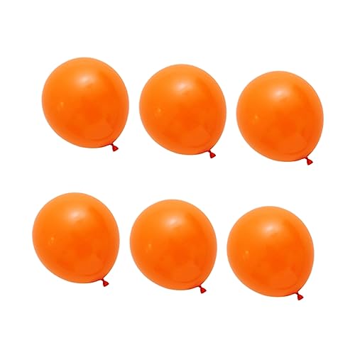 HONMEET 6 Stücke Latexballons Dekorative Geburtstag Ballonone Party Ballon Schmucks (orange) von HONMEET