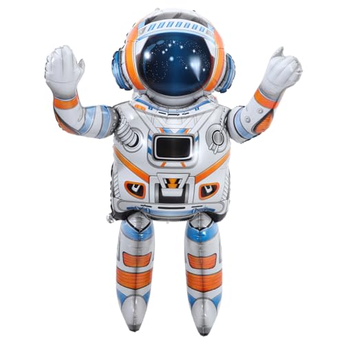 HONMEET Astronautenballon ballonie kidsballonie birthday birthday decorations birthday present balongas Partyballons aufblasbare Ballons Ballon zum Thema Weltraum pa Aluminium von HONMEET