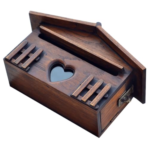 HONMEET Holzbriefkasten Für Außenbereich Regensicherer Zeitungsbox Mit Rustikalem Design Für Villa Garten Vorschlags Und Kommentarbox Einfache Wandmontage Geräumig HONMEET Holzbriefkasten Für Außenbereich Regensicherer Zeitungsbox Mit Rustikalem Design Für Villa Garten Vorschlags Und Kommentarbox Einfache Wandmontage Geräumig von HONMEET
