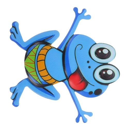 HONMEET Wandbehang Aus Eisenfrosch Dekoration Wandskulptur Im Freien Frosch-stift Frosch Wandstatue Frösche Skulptur Froschgarten Tierskulptur An Der Wand Froschstatuengarten Blue von HONMEET