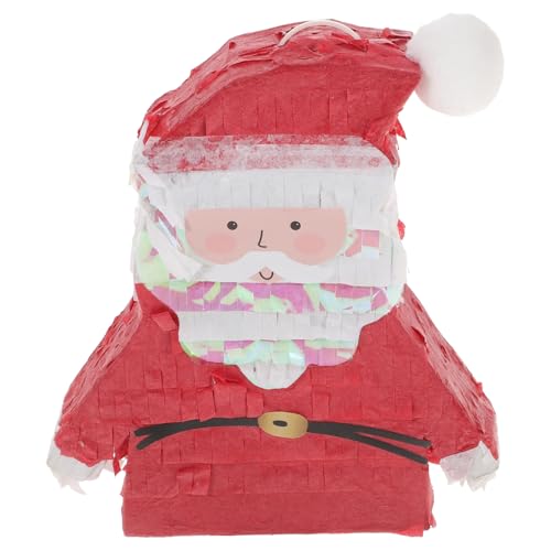 HONMEET Weihnachtspinata Weihnachtskugeln Lichterketten Für Kinder Überraschung Weihnachts-sankt-servietten Mini- Mini-santa-spielzeug Rentier Lumivine Urlaub Hüpfburgen Papier Rot von HONMEET