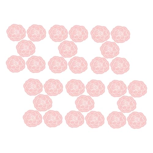 1 Satz Dankeskarte in Blumenform Dankeskarten Für Kinder Mini Dankeskarten Vermisse Dich Karte Kartom Dankeskarten Für Die Babyparty Minikarten Beschichtetes Papier Rosa 30st HOODANCOS von HOODANCOS