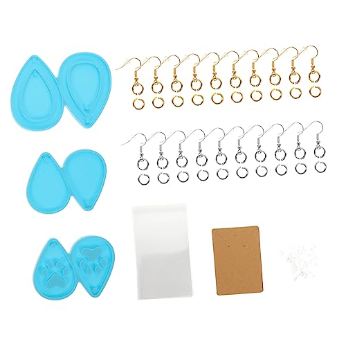 1 Satz Ohrringform Anhängerform Schmuckgussform Für Diy Set Zur Herstellung Von Ohrringen Diy Form Für Schmuck Formen Zur Herstellung Von Ohrringen Handform Blue Rostfreier Stahl HOODANCOS von HOODANCOS