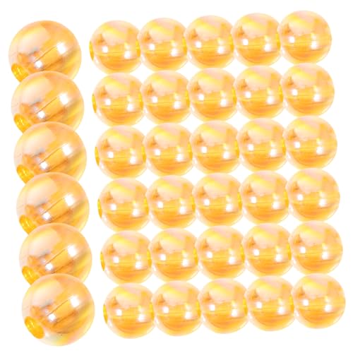 100St Perlen zum Basteln kunststoffperlen beads for jewellery Schmuckbasteln Abstandsperlen Masse haarschmuck DIY abstandshalter perlen Armband Perlen Masse dekorative Acrylperlen HOODANCOS von HOODANCOS