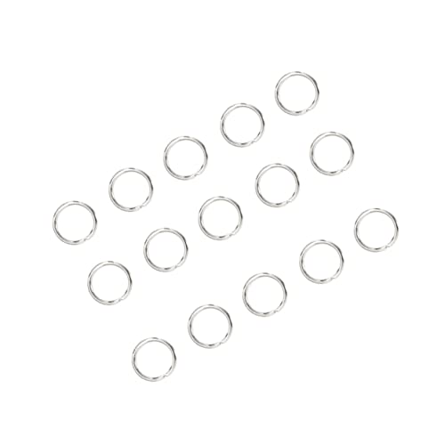 200st Taschenschnallenringe Angelring Kleiner Ring Schlüsselbund O Ringset Halskette Offene Ringe Elastische Armbänder Bulk-schlüsselringe Schmuckherstellung Von Ringen Sprungringe HOODANCOS von HOODANCOS