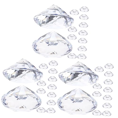 36 Stk Diamond Position Kartenhalter Staffelei stehen Bild steht Diamant-Tischkartenhalter hochzeitsdeko visitenkarten halterung Platzkartenhalter Platz stellen Acryl Transparent HOODANCOS von HOODANCOS