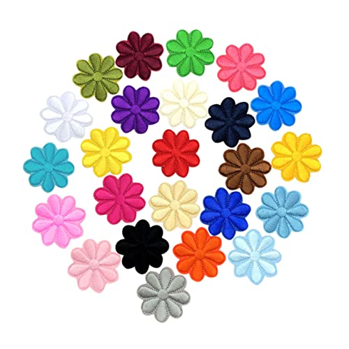 50 Stück Aufnäher Craft-patch Stoffaufkleber Für Bekleidung Sonnenblumen-aufkleber Blumendekorationen Flicken Für Kleidung Bettkissen Dekoration Patches Nähen Blumenbeete HOODANCOS von HOODANCOS