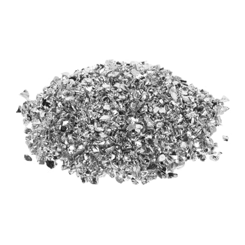 HOODANCOS 1 Lili-edelsteinfragmente Sprühglitter Zum Basteln Klobiger Glitzer Für Die Nägel Glitzernde Sprühfarbe Glitzer Zum Basteln Glitzergel Für Den Körper Metallisches Glas Silver von HOODANCOS