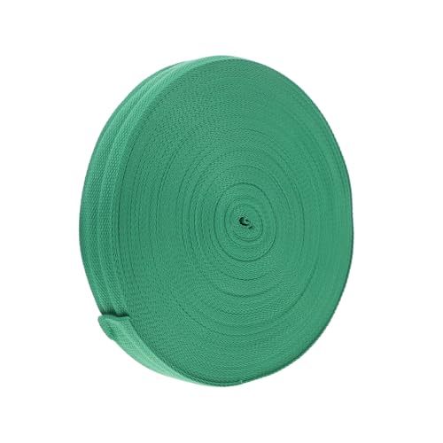 HOODANCOS 1 Rolle Dicker Taschengürtel aus Baumwolle bastelmaterial nähzubehör Schultergurt nâhzubehör Baumwollwebband grün Gurtband aus Baumwolle Gurtbänder Polyester Baumwolle Light Green von HOODANCOS