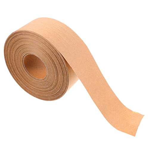 HOODANCOS 1 Rolle Klebeband aus Kraftpapier Packband aus Bastelpapier Dichtungsversorgung Verpackungs Band packing tape paketband Flatback-Klebeband aus Papier Verpackungsversorgung Coffee von HOODANCOS