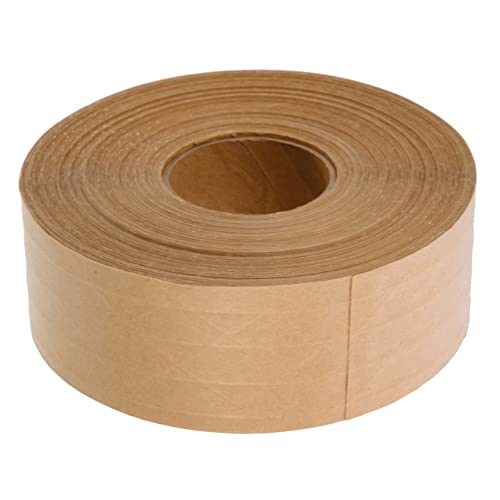 HOODANCOS 1 Rolle Klebeband aus Kraftpapier Packband nachfüllen beschreibbare Versandklebebänder Kartonband Pappband packing tape paketband Verpackungszubehör Dichtungsband aus Papier Coffee von HOODANCOS