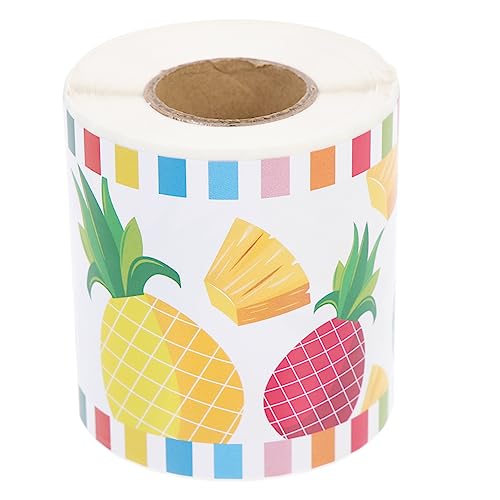 HOODANCOS 1 Rolle Pinnwand-Aufkleber Ananas-Aufkleber selbstklebende Bordüre Randgerade Trimmer DIY-Board wandverkleidung wand polsterung DIY-Bulletin-Aufkleber klassenzimmer tafel aufkleber von HOODANCOS