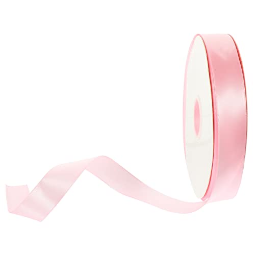 HOODANCOS 1 Rolle Verpackungsband Sommerband dekoratives Band für Blumensträuße Band für Schleifen Hochzeitsband Osterband ribbon bandfeile Hochzeitsstraußband Banddekor Polyester Rosa von HOODANCOS