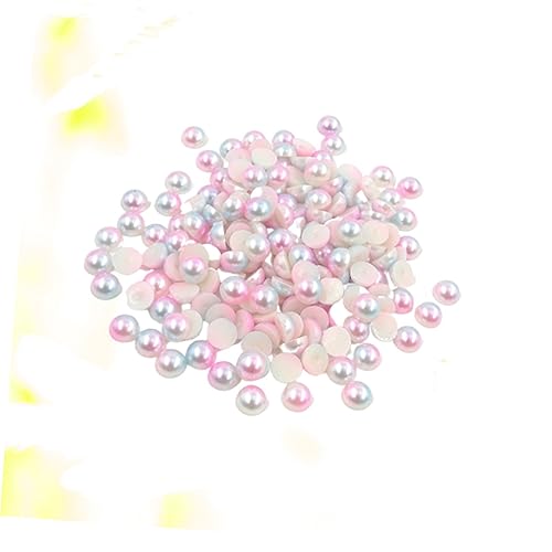 HOODANCOS 1 Satz Diy Liefert Nagelschmuck Perle Perlenverzierungen Zubehör Zur Schmuckherstellung Halbperlen Zur Dekoration Scrapbook-verzierungen Perlen-cabochons Edelstein-patch 1200 Stk von HOODANCOS