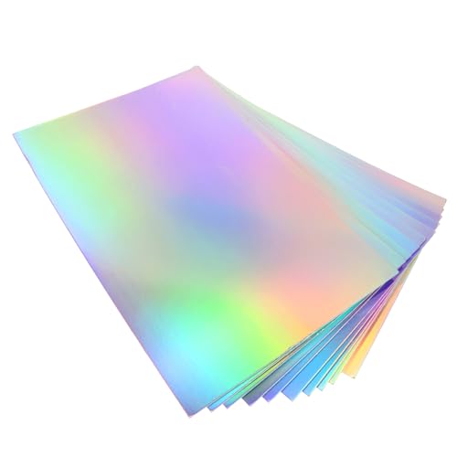 HOODANCOS 1 Satz Glitzerkartonpapier Glänzendes Papier Dekorative Papiere Selber Machen Basteln Papier Machen Bunte Faltpapiere Schuldekorpapier Papier Falten Papierstau 50 Stück von HOODANCOS