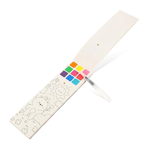 HOODANCOS 1 Satz Haftnotiz-Malerei mit Gouache book buch diamentpaiting kinder Haustier-Taschen-Aquarell-Lesezeichen Aquarell Kinder Selbstklebende Notizblöcke Taschenaquarell Papier von HOODANCOS