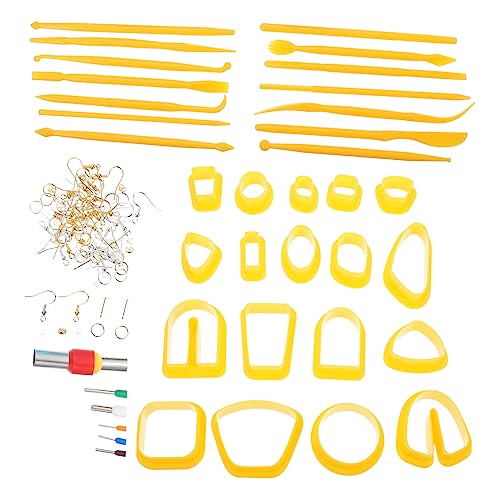 HOODANCOS 1 Satz Tonschneider DIY ton schneidewerkzeuge Polymer-Ton-Form Plastikschneider DIY Ohrring Herstellung Polymerschneider für Ohrringe DIY-Werkzeuge für Ohrringe Rostfreier Stahl von HOODANCOS