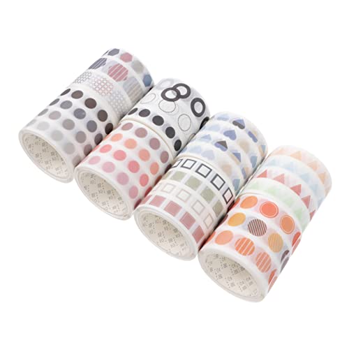 HOODANCOS 1 Satz Washi-tape Dekoratives Papierband Papier Klebeband Diy Washi Tape Washi Tape Zum Basteln Weihnachtsdekorband Scrapbook Scheckheft Etikett Klebeband Notizbuchband 8 Rollen von HOODANCOS